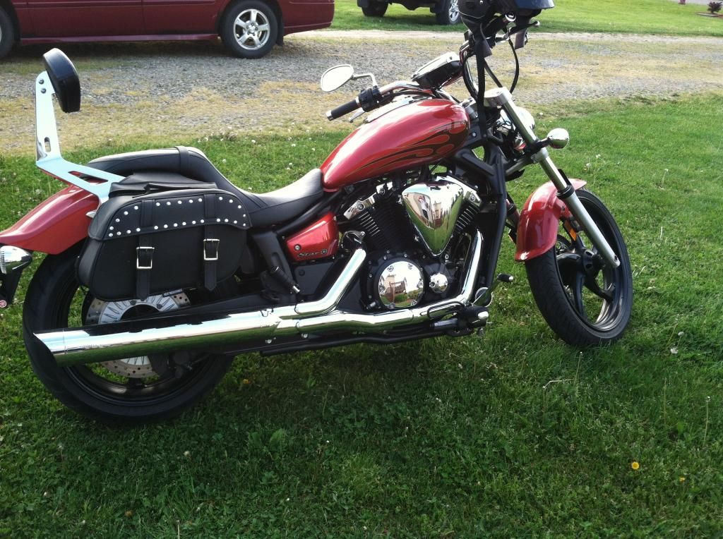 Putting the metric tools away...Stryker parts F/S Yamaha Star Stryker